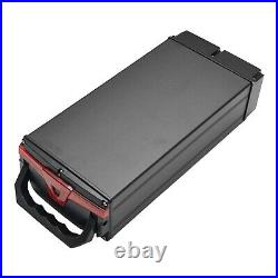 Black Electric Bike Battery Box Ebike 1865/21700 Large Capacity Holder Case