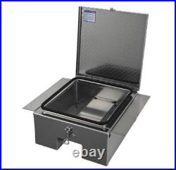 Buyers Products 1705381, 12x24x22 Aluminum In-Frame Truck Box with Notched Bottom