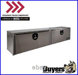 Buyers Products 1751651, 16x13x72 Smooth Aluminum Topsider Truck Box