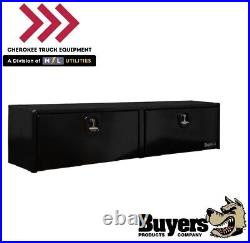 Buyers Products 1752151, 16x13x72 Black Smooth Aluminum Topsider Truck Box