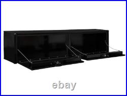 Buyers Products 1752151, 16x13x72 Black Smooth Aluminum Topsider Truck Box