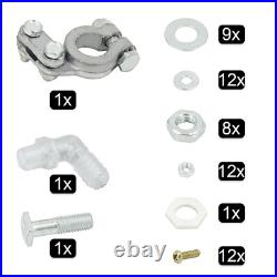 CNRAQR Complete Aluminum Battery Box Relocation Kit Universal Billet Race Off