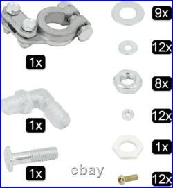 CNRAQR Complete Aluminum Battery Box Relocation Kit Universal Billet Race Off