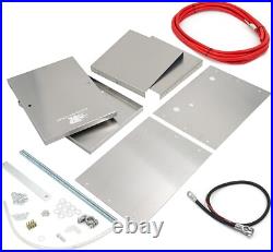 CNRAQR Complete Aluminum Battery Box Relocation Kit Universal Billet Race Off