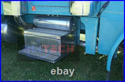 Chain Tool box Battery Box Aluminum Step 15.5(H)30(D)30(W)Peterbilt 379 359