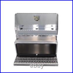 Chain Tool box Battery Box Aluminum Step 15.5(H)30(D)30(W)Peterbilt 379 359