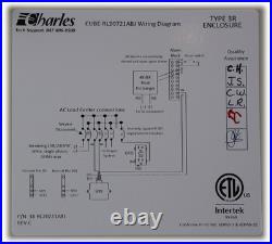 Charles CUBE RL20721ABJ Outdoor Aluminum Battery Backup enclosure