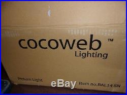 Cocoweb LED Classic Battery Operated Gallery Light Satin Nickel 14 (Open Box)