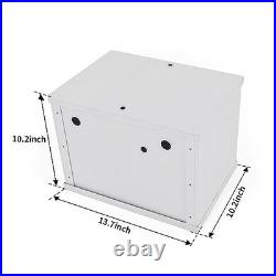 Complete Aluminum Battery Box Battery Relocation Kit Trunk Fit For All Cars