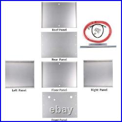 Complete Aluminum Battery Box Battery Relocation Kit Trunk Fit For All Cars