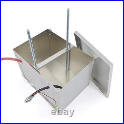Complete Aluminum Battery Box Battery Relocation Kit Trunk Fit For All Cars