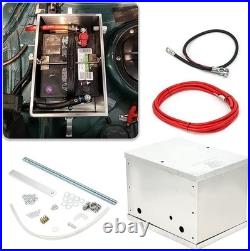 Complete Aluminum Battery Box Battery Relocation Kit Trunk Fit For All Cars