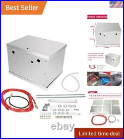 Complete Aluminum Battery Box Relocation Kit Compatible with 1979-2014 Ford M
