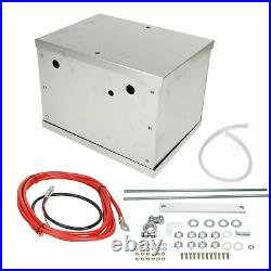 Complete Aluminum Battery Box Relocation Kit For 1979-2014 Ford Mustang
