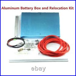 Complete Aluminum Battery Box Relocation Kit Universal Billet Race Off Road Kit