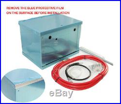 Complete Aluminum Battery Box Relocation Kit Universal WithCables and hardware