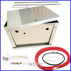 Complete Billet Aluminum Battery Box Relocation Kit Universal For HONDA For
