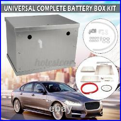 Complete Billet Aluminum Battery Box Relocation Kit Universal For HONDA For BMW