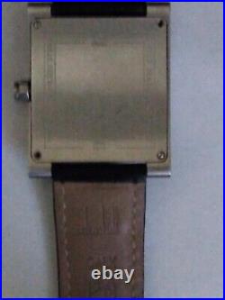 Dunhill DM7 watch + original box, papers, leather strap needs new battery
