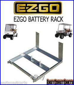 EZGO Golf Cart ALUMINUM BATTERY RACK TRAY BOX
