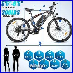 Electric Bike 500W 27.5'' Mountain Bicycle Adults Commuter E-bike 48V Battery