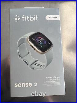 Fitbit Sense 2 Health & Fitness GPS Smartwatch Blue Mist New Sealed Box