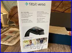 Fitbit Versa Fitness Smartwatch Peach/Rose-Gold Aluminum new in box never used