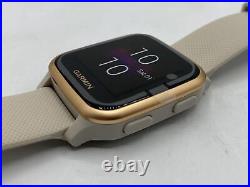 Garmin Venu SQ Music Fitness GPS Smartwatch Sand/Gold New Open Box