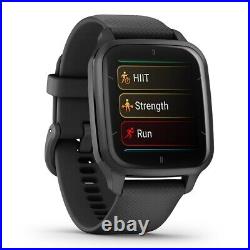 Garmin Venu Sq 2 Music Fitness GPS Smartwatch Slate/Black, Open Box