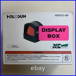 HOLOSUN HE507C-GR X2 Green Dot Sight Multi-Reticle Parallax Free Handgun