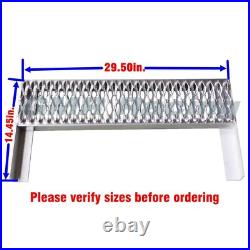 Heavy Duty 29.5L Aluminum Diamond Plate Battery Box Step Kit for Peterbilt 379