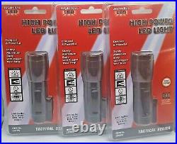 High Power LED Compact Rugged Aluminum Body Tactical Flashlight Lot (Box of 40)