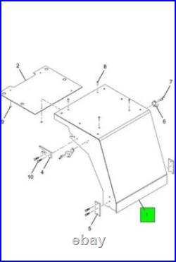 International Auxiliary Battery Box Aluminum Cover NEW