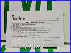 Isolite XL1 LED Exit Sign Green Aluminum LPX-EM Battery Backup NEW Open Box