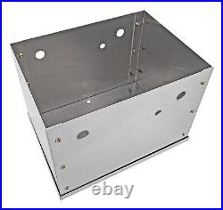 JEGS 10235 Aluminum Battery Box 11.25 in. L x 9.5 in. W x 8.75 in. H Includes H