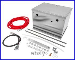 JEGS Aluminum Battery Box with Cables