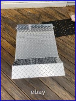 Kenworth T880 Battery Box Cover, 3003 1/8inch Diamond Aluminum 1 Pc