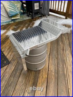 Kenworth T880 Battery Box Cover, 3003 1/8inch Diamond Aluminum 1 Pc