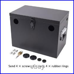 Lockable Battery Box for Car/RV/Marine Adjustable Steel Relocation Kit 24-31