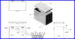 Locking Aluminum Battery Box Lbb10713