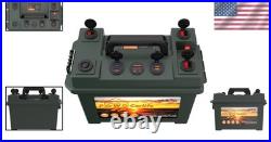 Multi-Purpose 12V Battery Box with Overload Protection for Fishing and Hunting