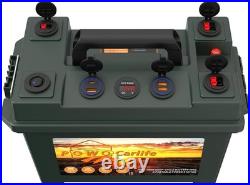 Multi-Purpose 12V Battery Box with Overload Protection for Fishing and Hunting