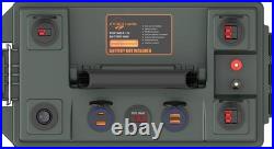 Multi-Purpose 12V Battery Box with Overload Protection for Fishing and Hunting