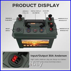 Multi-Purpose 12V Battery Box with Overload Protection for Fishing and Hunting