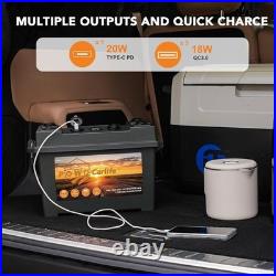 Multi-Purpose 12V Battery Box with Overload Protection for Fishing and Hunting