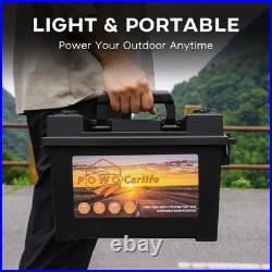 Multi-Purpose 12V Battery Box with Overload Protection for Fishing and Hunting