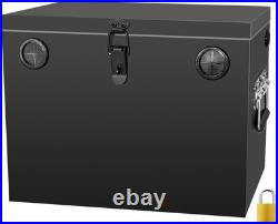 NEW 12V Battery Box Waterproof Steel Marine RV Boat Group 27 Black
