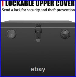 NEW 12V Battery Box Waterproof Steel Marine RV Boat Group 27 Black