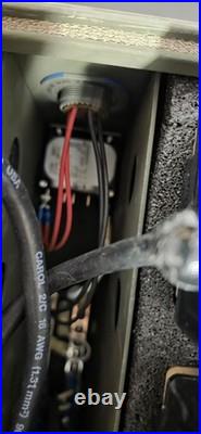 NOS Aluminum Box 6-Battery Power Supply, Holds 6 x BA5590B/U