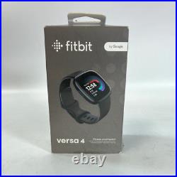 New In Box! Fitbit Versa 4 Health & Fitness Smartwatch Graphite
